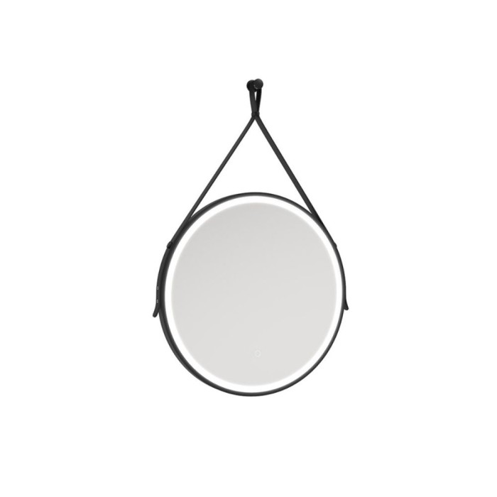 Astrid Style Rope Feature Illuminated Round Mirror