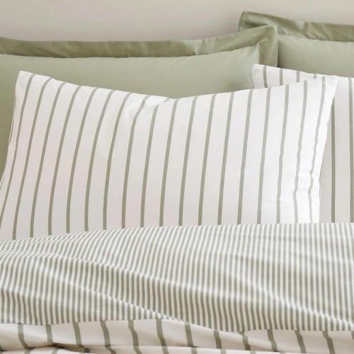 Bianca Hampton Stripe Duvet Set - Green
