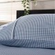 The Lyndon Company Gingham Duvet Set - Blue/ White