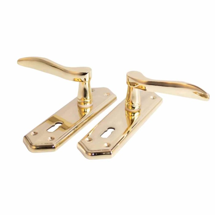 Torino Polished Brass Lockset