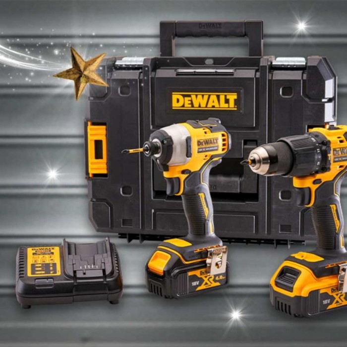 18V XR Brushless Combi Drill & Impact Driver Twin Pack