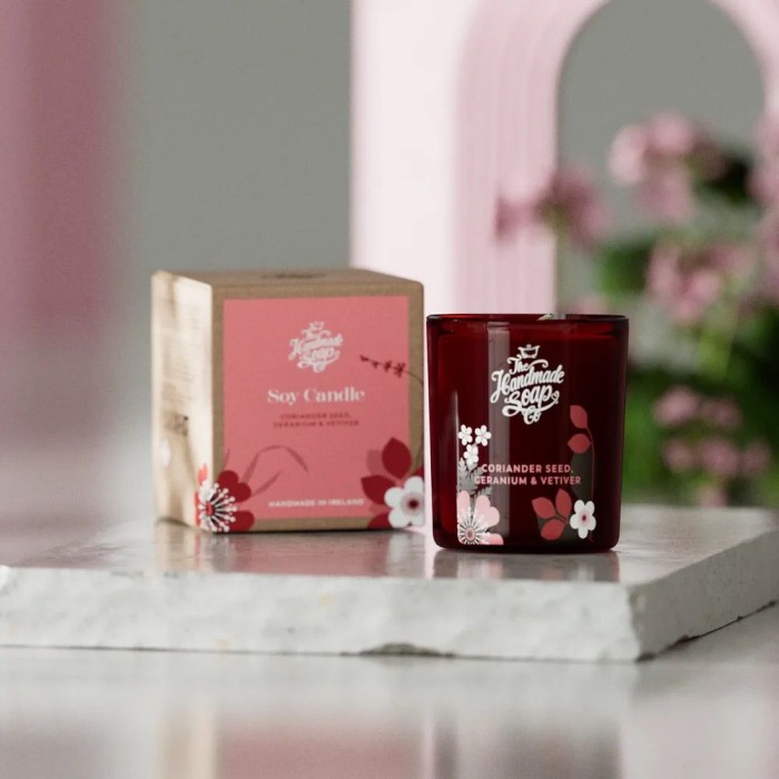 Scented Soy Candle - Coriander Seed, Geranium & Vetiver | 210g