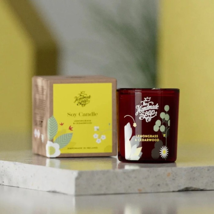 Scented Soy Candle - Lemongrass & Cedarwood | 210g