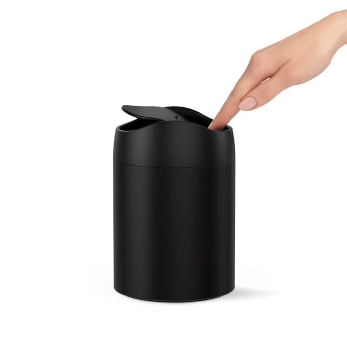 Simplehuman Mini Can Bin - Matt Black