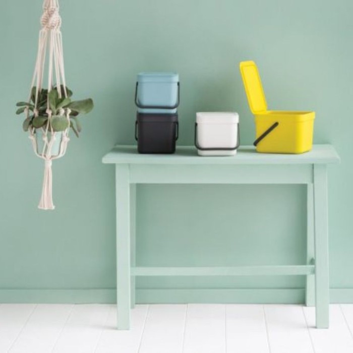 Brabantia Sort & Go Waste Bin 6L Grey