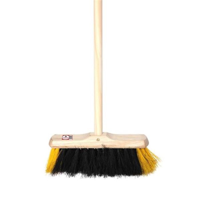 Black & Yellow Sweeping Brush Metal Handle