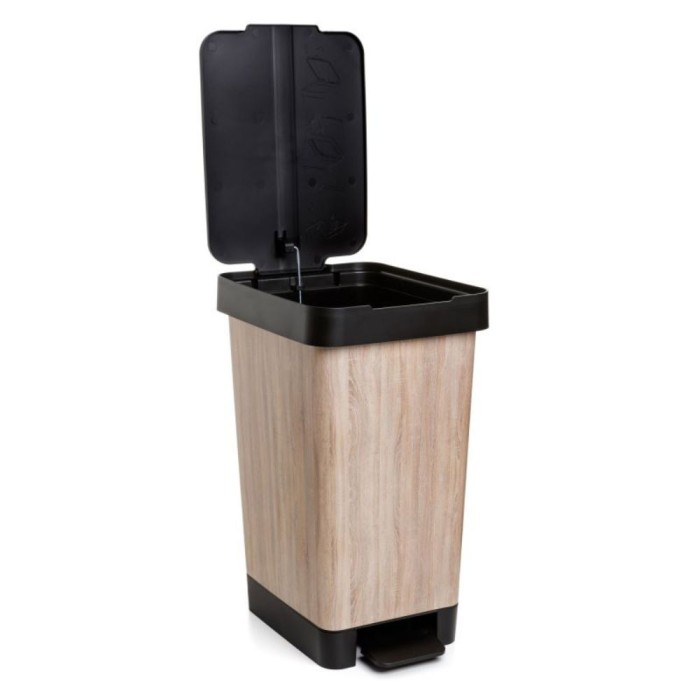 Pedal Bin 25L Smart Deco Wood