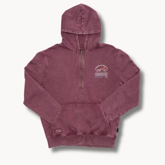 Bleubird Berry Dawn Zipper Hood