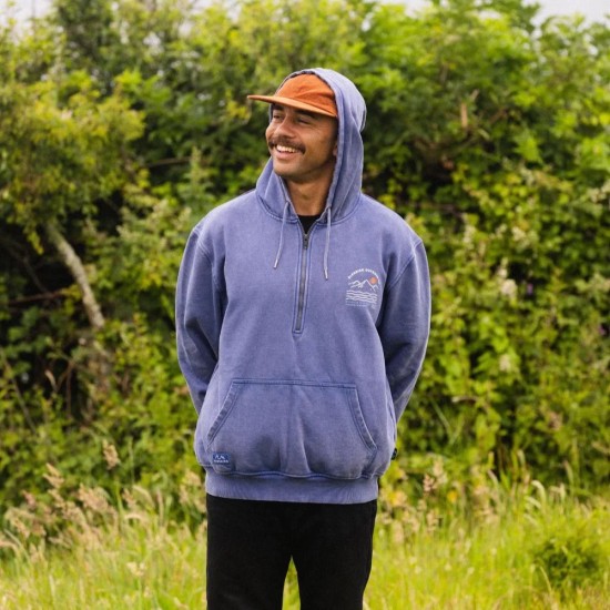 Bleubird Peri Blue Dawn Zipper Hood 