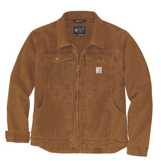 Carhartt Rugged Flex™ Duck Berwick Jacket - Carhartt Brown
