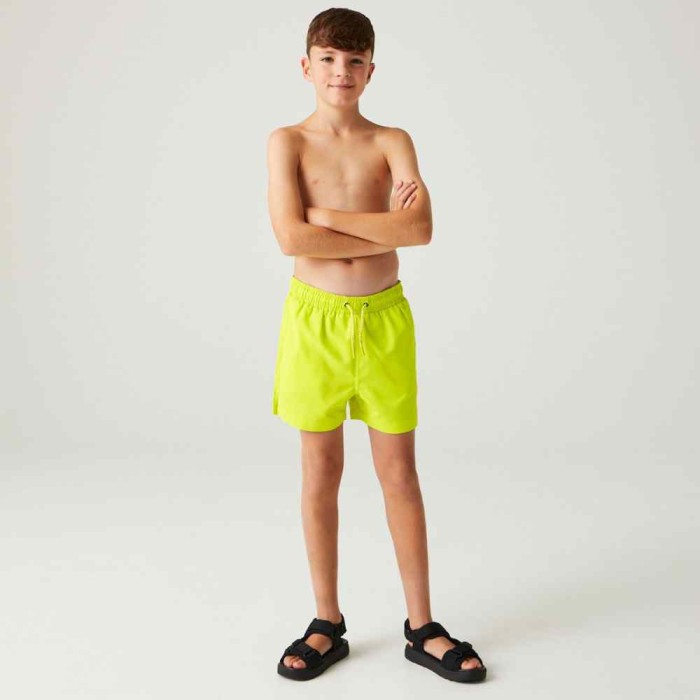 Kids' Skander III Swim Shorts - Citron Lime