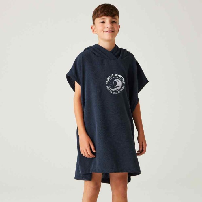 Kids' Towel Robe - Navy