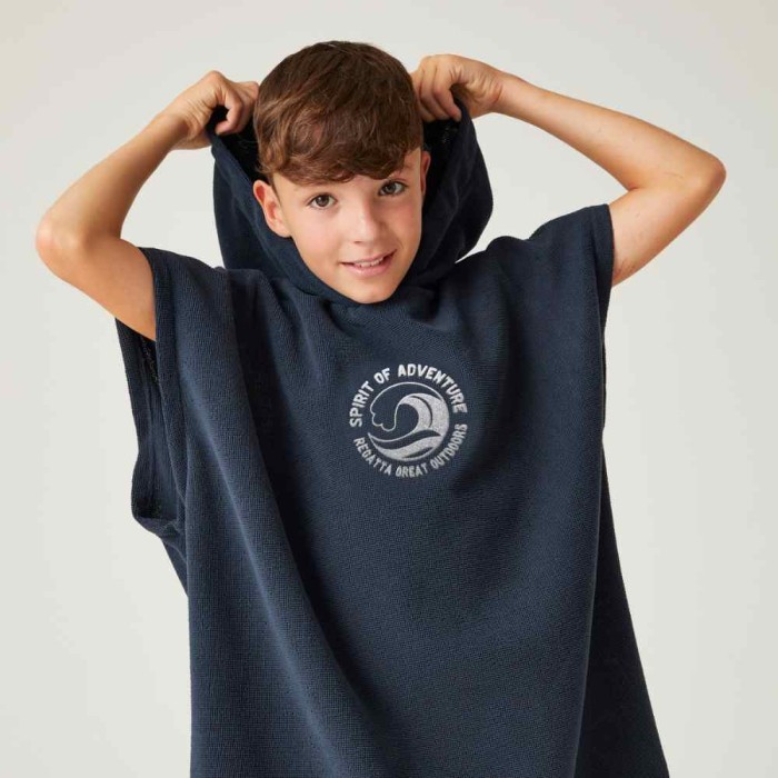 Kids' Towel Robe - Navy