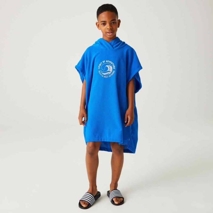 Kids' Towel Robe - Oxford Blue