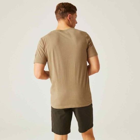 Men's Cline VIII T-Shirt - Gold Sand Camper