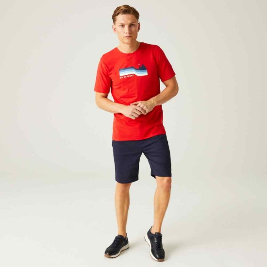 Men's Cline VIII T-Shirt - High Risk Red