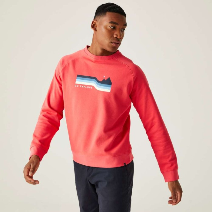 Men's Nithsdale Crewneck Sweatshirt | Red Sky