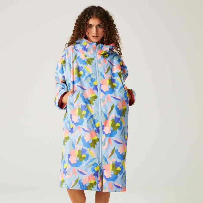 Adult Changing Robe - Abstract Floral Print