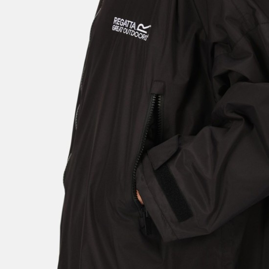 Adult Waterproof Robe Black