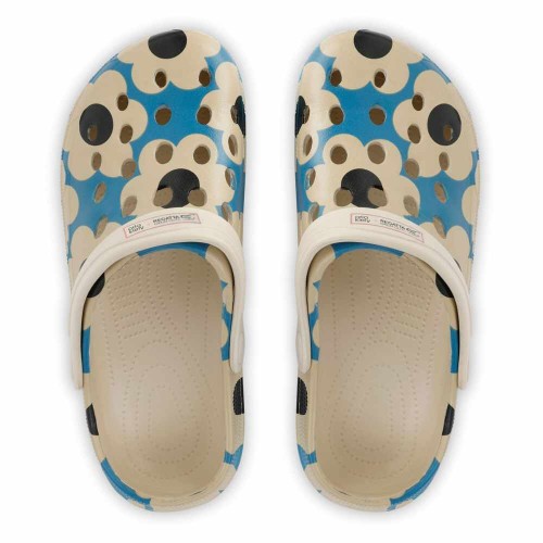 Orla Kiely Clog Sandals - Blue Sixties Daisy