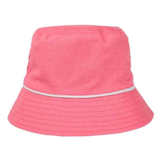 Women's Reversible Bucket Hat - Lake Blue & Shell Pink
