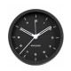 Alarm Clock Tinge Steel Black