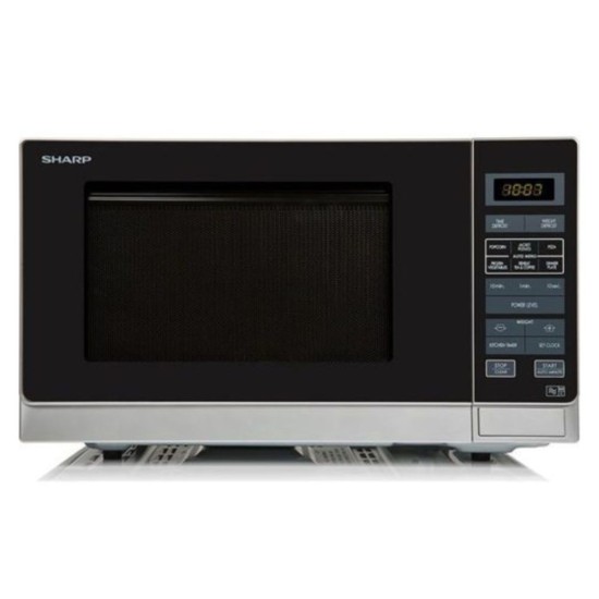 Sharp 25L 900W Solo Microwave R372SLM - Silver
