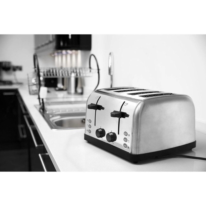 Futura 4 Slice Toaster | Stainless Steel