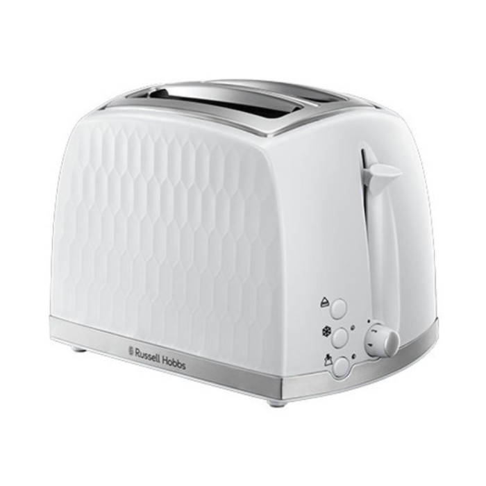 Honeycomb 2 Slice Toaster | White