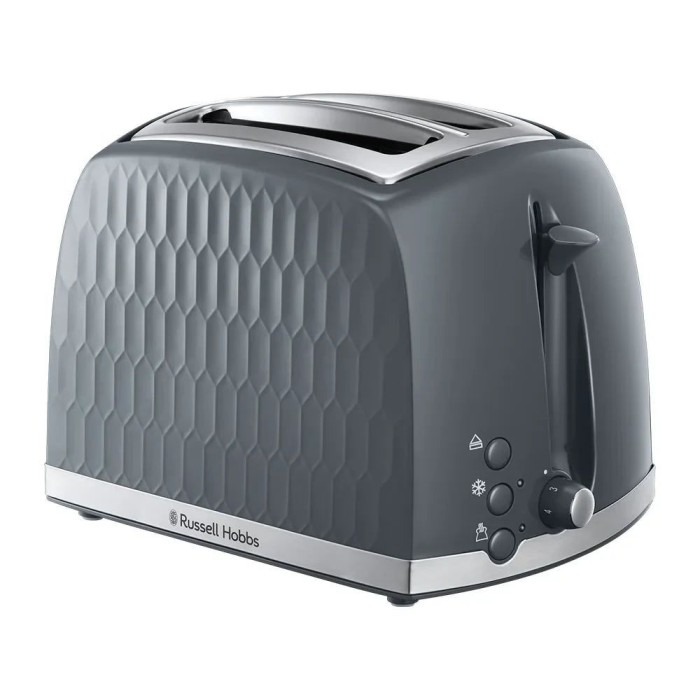 Honeycomb 2 Slice Toaster | Grey