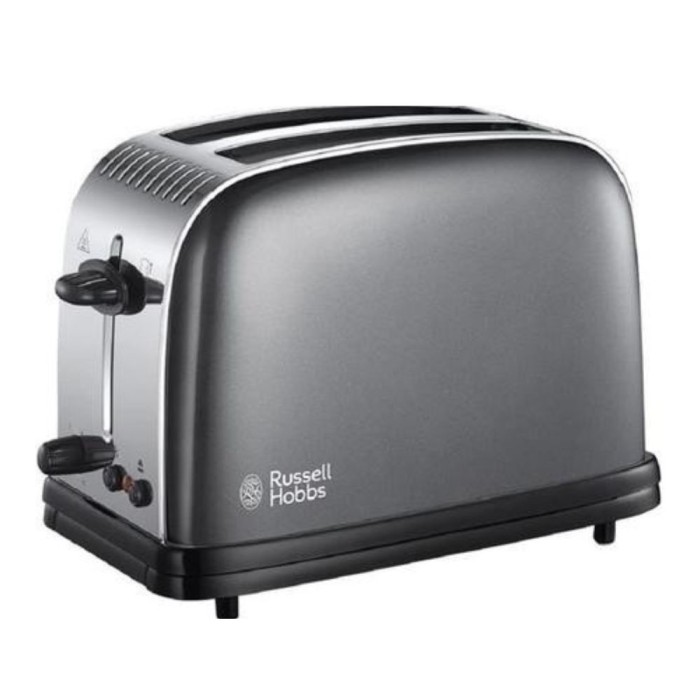 Colours Plus 2 Slice Toaster | Grey
