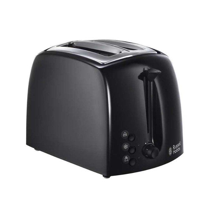 Textures 2 Slice Toaster Black 