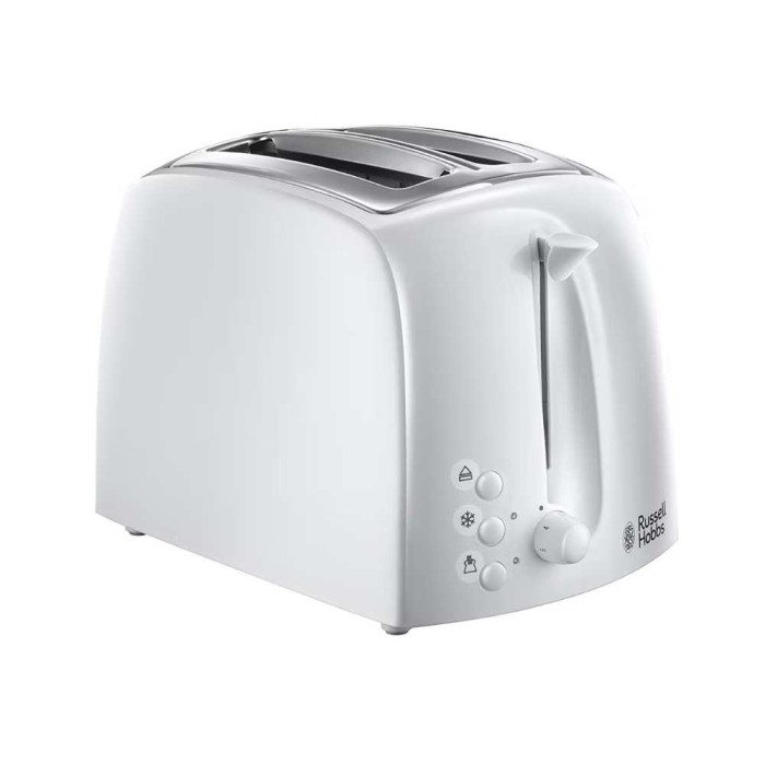 Textures 2 Slice Toaster White