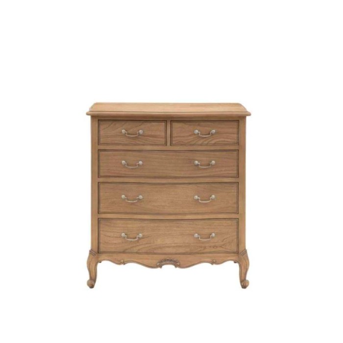 Bordeaux 5 Drawer Chest Weathered