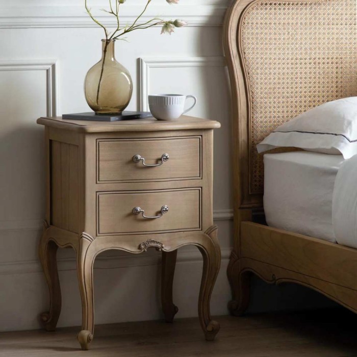 Bordeaux Bedside Table Weathered