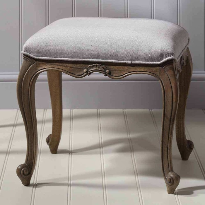Bordeaux Dressing Stool Weathered
