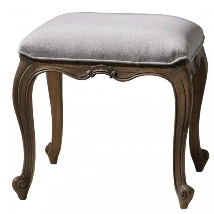 Bordeaux Dressing Stool Weathered