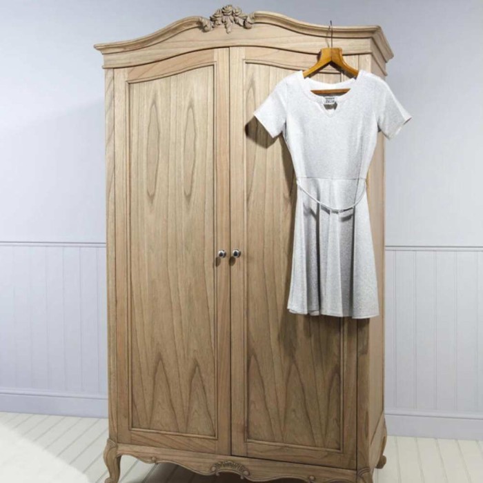 Bordeaux 2 Door Wardrobe Weathered