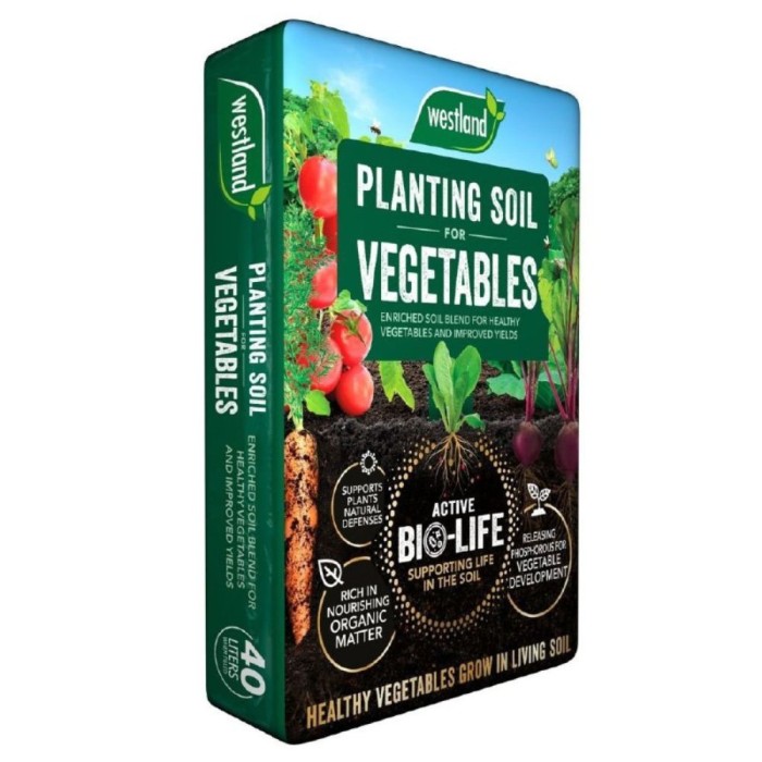 Bio Life Planting Soil for Vegetables 40l