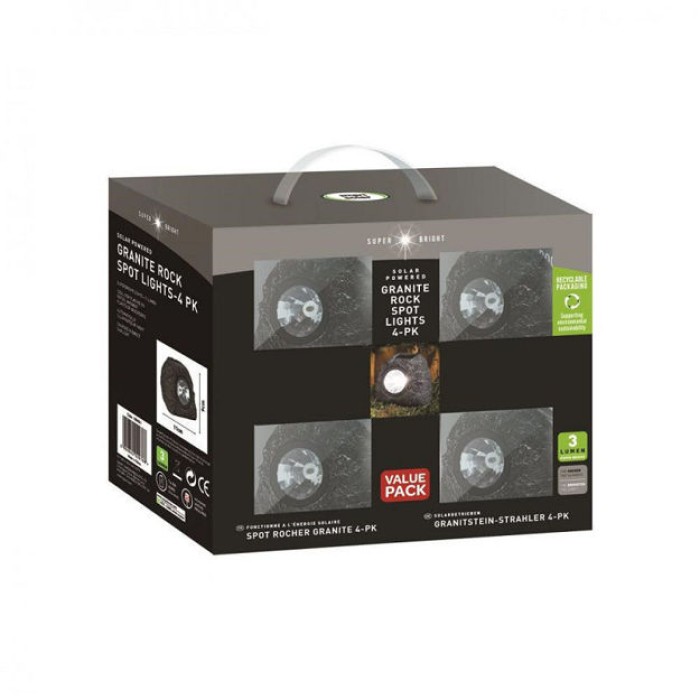Granite Rock Spot Lights 3L Pack of 4