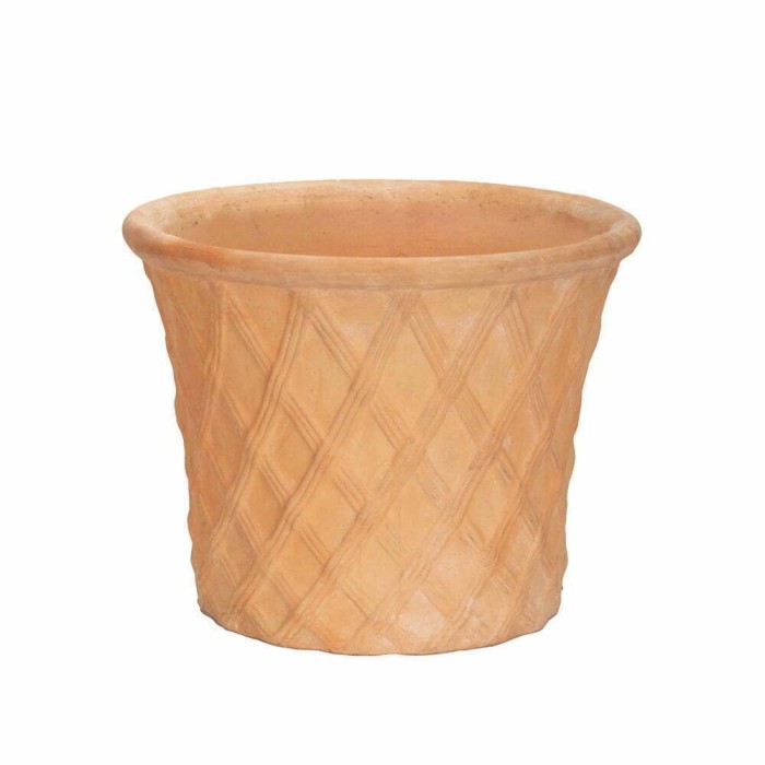 Terracotta Lattice Cone