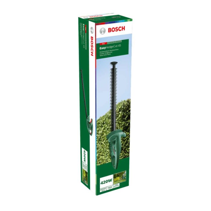 Bosch EasyHedgeCut 45 Electric Hedge Cutter | 420W | 45cm | 0600847A71