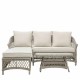 Menton Chaise Set - Stone