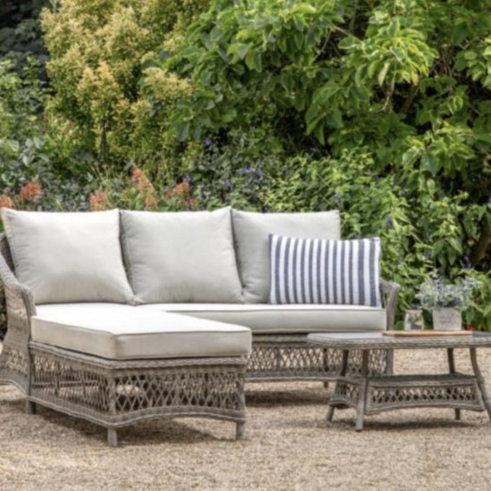 Menton Chaise Set - Stone