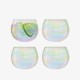 Bubble Rocking Tumbler Pearl 4 Glasses 350ml