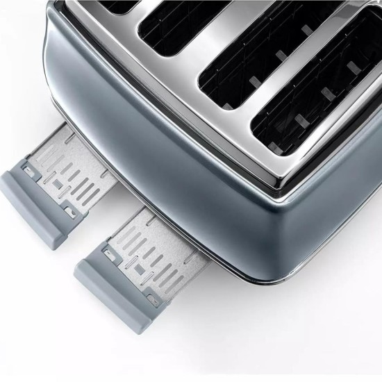 Icona Metallics 4 Slice Toaster Azure