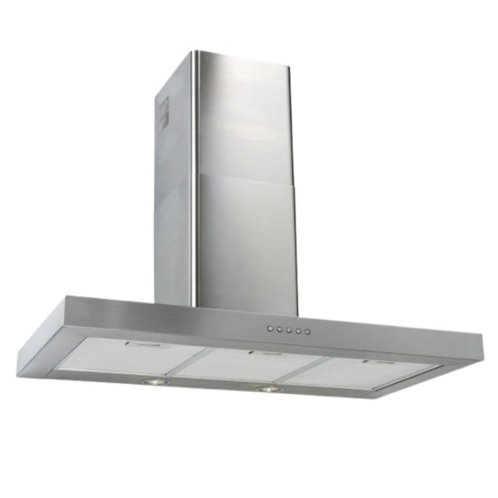 Luxair 110cm Flat Slimline Chimney Hood | Stainless Steel