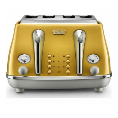 Icona Capitals 4-Slice Toaster Yellow