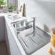 K400+ Stainless Steel Sink with Drainer