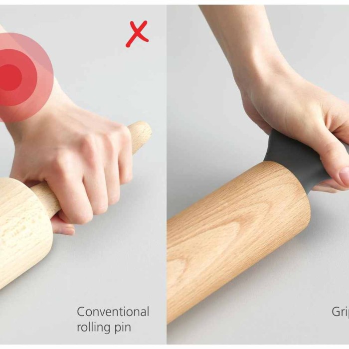 Grip-Pin Ergonomic Rolling Pin